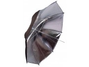 Sølv/sort paraply