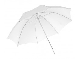 Interfit Paraply - Hvit 110cm med 8mm stang (*)